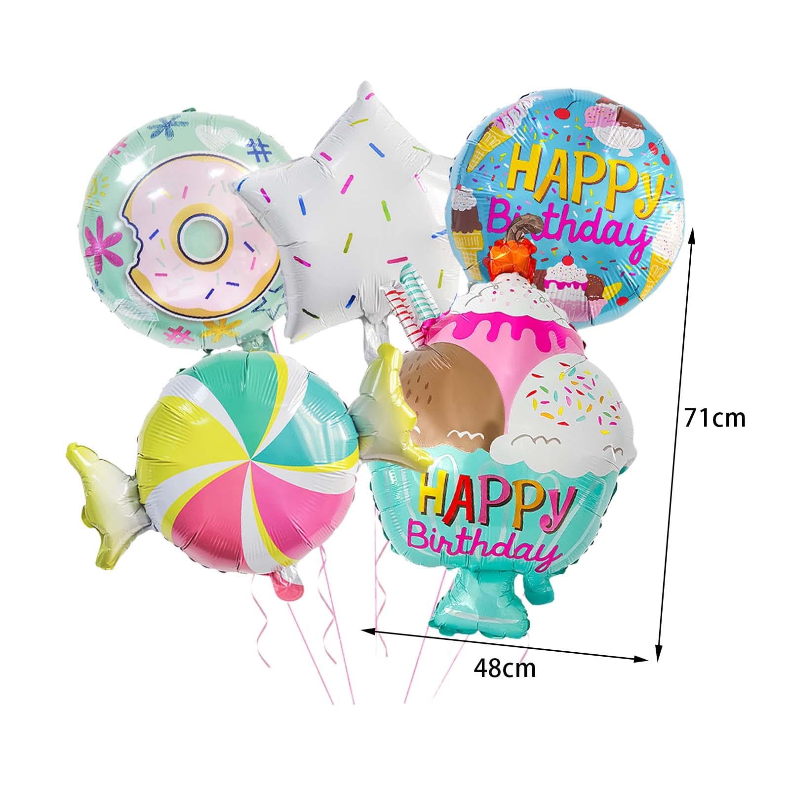 ATORSE Ice Cream Balloons Versatile Foil Balloons for Sweet
